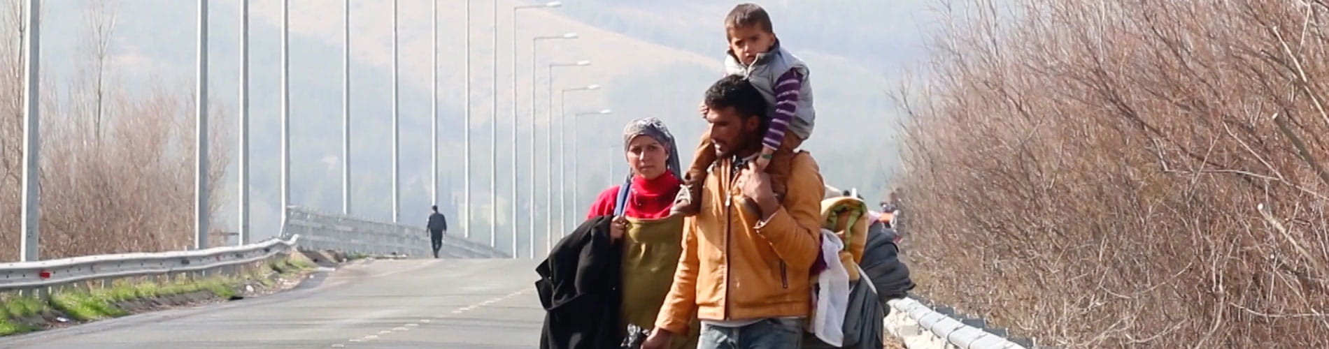  Refugee family header image